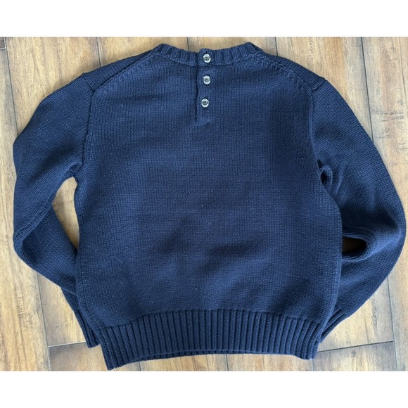 Polo Ralph Lauren Girls‎ Logo Crest Cotton Sweater Navy Size 6 NEW - Picture 4 of 5